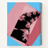 フラクタルガーデン空&バラノート ノートブック (裏面)