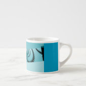 フラクタルガーデンazure エスプレッソカップ (右)