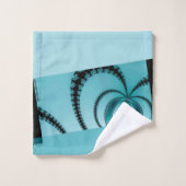 フラクタルガーデンazure バスタオルセット (ウォッシュタオル)