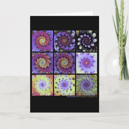 フラクタルキルト#8 カード (正面)