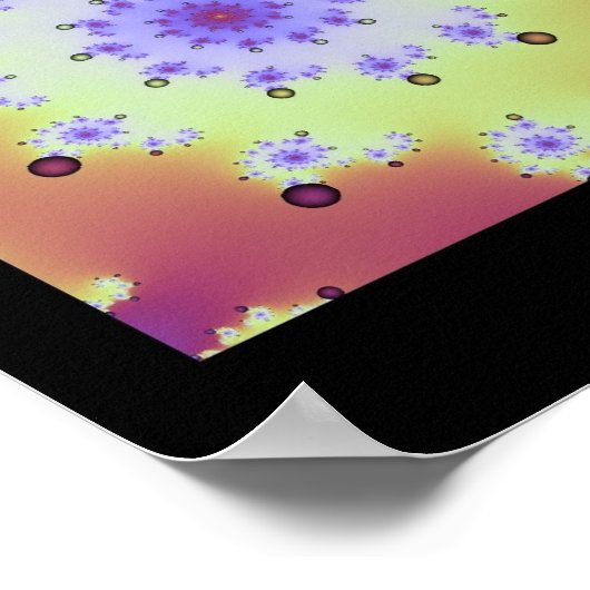 フラクタルキルト#8 ポスター (角)