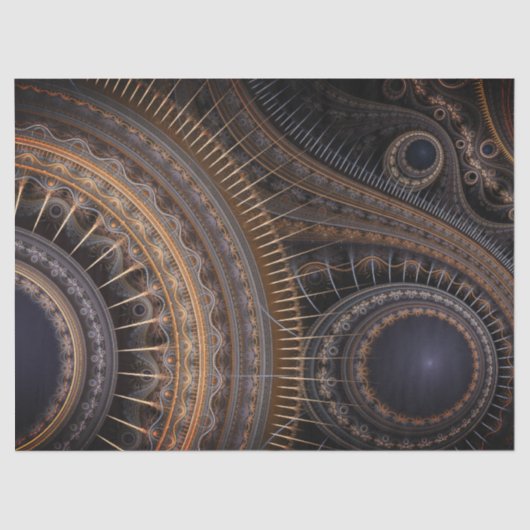 フラクタルギア抽象芸術18デクページティッシュペーパー 薄葉紙 (正面)