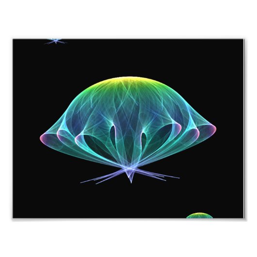 フラクタルクラゲ フォトプリント            (正面)