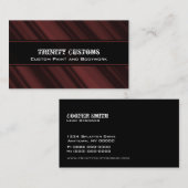 フラクタルグランジ名刺、クリムゾン 名刺 (正面/裏面)