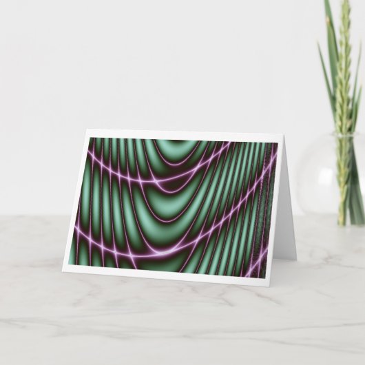 フラクタルグリーティングカー空白のド カード (正面)