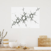 フラクタルグレー ポスター (キッチン)