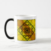 フラクタルジオメトリマグ モーフィングマグカップ (左)