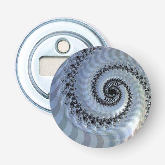 フラクタルスパイラルエレガンスボトルオープナー 栓抜き (正面)