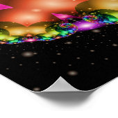 フラクタルスパイラルレインボーネブラ ポスター (角)