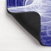 フラクタルスワールIII -深い海軍 マウスパッド (コーナー)