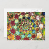 フラクタルセル – フラクタルポストカード ポストカード (正面/裏面)