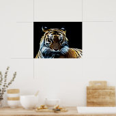 フラクタルタイガー ポスター (キッチン)