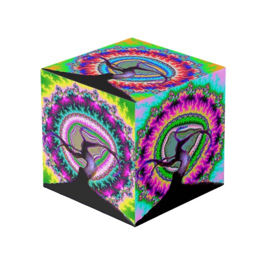 フラクタルツリーカスタム4"フォトキューブ フォトキューブ (正面アングル)