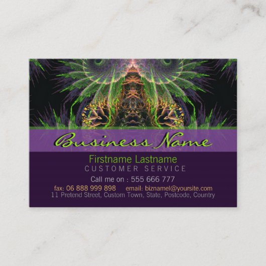 フラクタルテンプルフォレスト名刺 名刺 (正面)