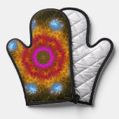 フラクタルデザインの明るい色 鍋つかみ (正面/裏面)