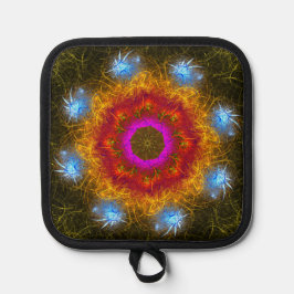 フラクタルデザインの明るい色 鍋敷き