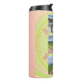 フラクタルデザイン写真テンプレート熱タンブラー タンブラー (回転左)