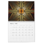 フラクタルデザイン カレンダー (2月 2026)