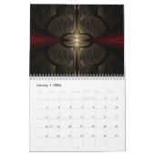 フラクタルデザイン カレンダー (1月 2026)