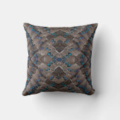 フラクタルデザイン キジの羽根 クッション (裏面)