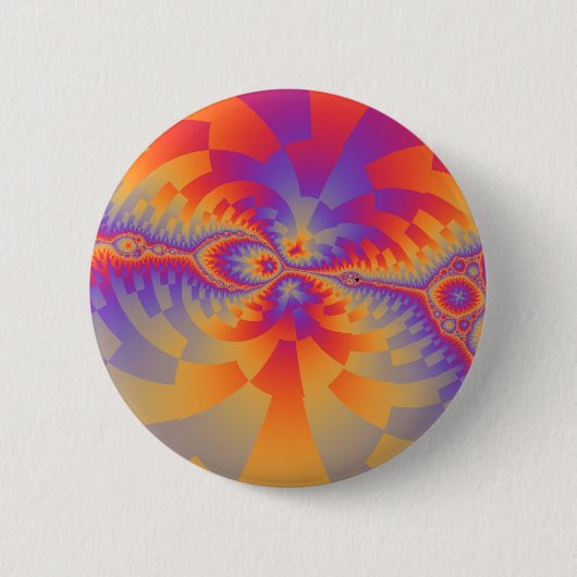 フラクタルデザイン 缶バッジ (正面)