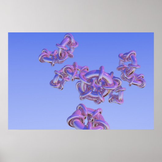 フラクタルトーラスの進行3 ポスター (正面)