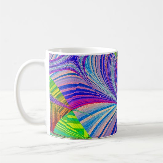 フラクタルドリームコーヒーマグ コーヒーマグカップ (左)