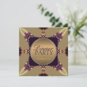 フラクタルドリームズディナーパーティの招待状 招待状 (スタンド正面)