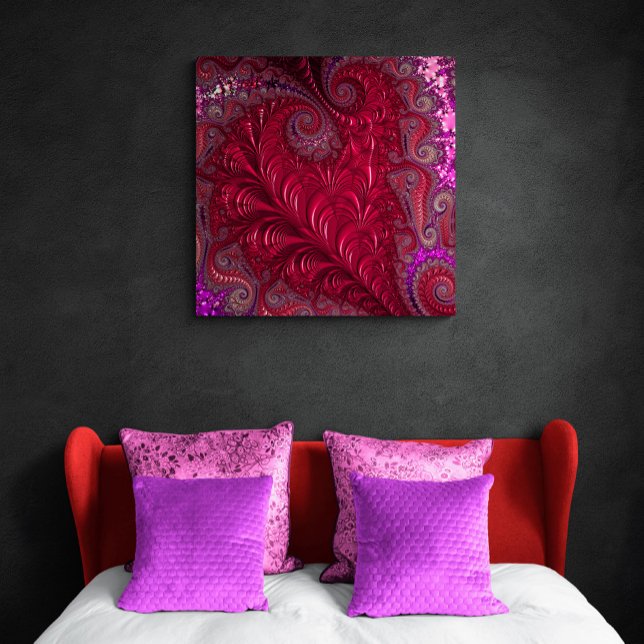 フラクタルハート メタルプリント (クリエイターアップロード済み)