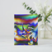 フラクタルバタフライファンタジー ポストカード (スタンド正面)