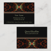 フラクタルバタフ連絡ロ 名刺 (正面/裏面)