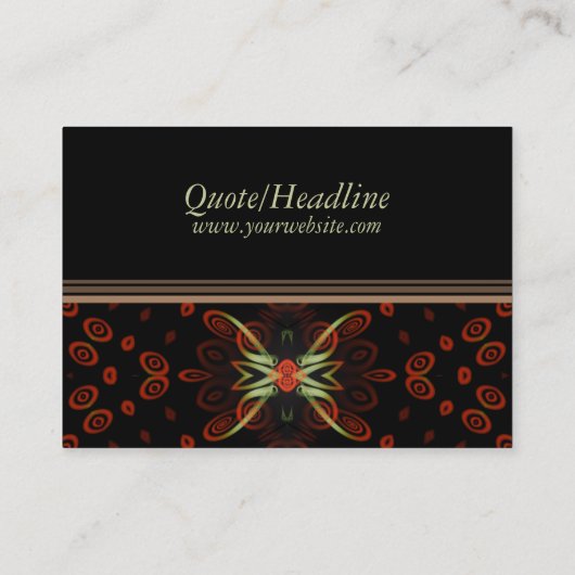 フラクタルバタフ連絡ロ 名刺 (裏面)