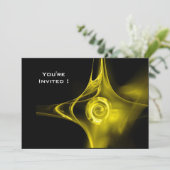 フラクタルバラ明暗黄色 招待状 (スタンド正面)