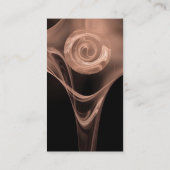 フラクタルバラ3アンティークソフトピンクホワイト 名刺 (裏面)