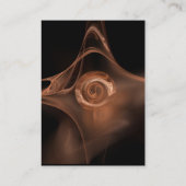 フラクタルバラ3光褐色ブラック 名刺 (裏面)