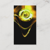 フラクタルバラ3鮮やかな黄褐色 名刺 (裏面)