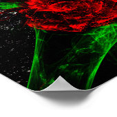 フラクタルバラ(10x8) ポスター (角)