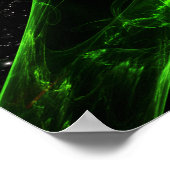 フラクタルバラ(20x16) ポスター (角)