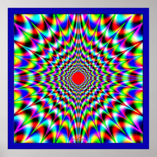 フラクタルバーストの放射 ポスター (正面)