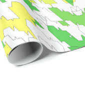 ~フラクタルパターン赤緑黄~クリスマス~ ラッピングペーパー (ロールコーナー)