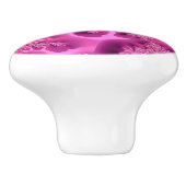 フラクタルパターン～奇妙な奇跡的な薄風変わり化 セラミックノブ (側面)