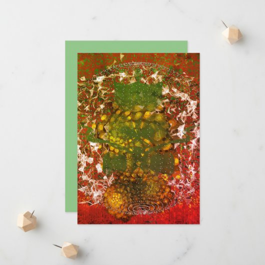 フラクタルパターン 案内状 (正面/裏面インサイチュ)