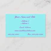 フラクタルパープルメッシュ名刺 名刺 (裏面)