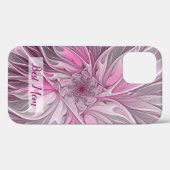 フラクタルピンクの花の夢、フローラファンタジー最高のママ Case-Mate iPhoneケース (裏面 (横))