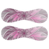 フラクタルピンクフラワードリーム、フローラファンタジーパターン ソフトボール (パネル)