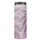フラクタルピンクフラワードリーム、フローラファンタジーパターン タンブラー (裏面)