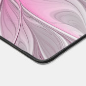 フラクタルピンクフラワードリーム、フローラファンタジーパターン デスクマット (コーナー)