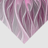 フラクタルピンクフラワードリーム、フローラファンタジーパターン 薄葉紙 (詳細)