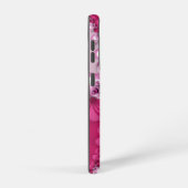 フラクタルピンク渦モノグラム SAMSUNG GALAXYケース (右側面)