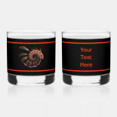 フラクタルファイアバード ウイスキーグラス (正面)